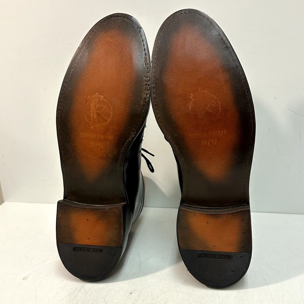 FULLY RESOLED Allen Edmonds Dundee Chukka Black Shell Cordovan USA 11.5 B - Picture 2 of 11